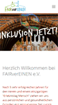 Mobile Screenshot of fairvereinen.org