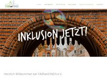 Tablet Screenshot of fairvereinen.org